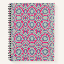 Notebook espiral cor-de-rosa