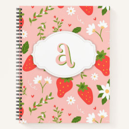 Notebook Espiral Cute Strawberry