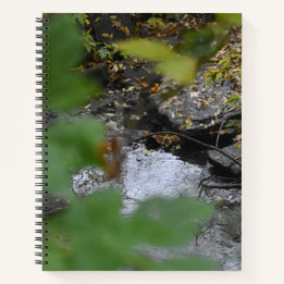 Notebook espiral de aprimoramentos na Terra