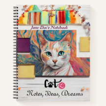 Notebook espiral de Cat Lover