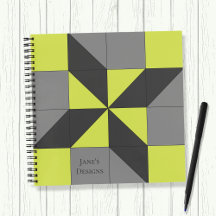 Notebook espiral de Quilters, escolha de Clay