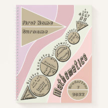 Notebook Espiral De Volta À Matemática