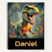 Notebook Espiral Dinossauro Jurássico T-Rex