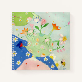 Notebook espiral Dotsie de 8,5" x 8,5"