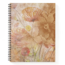 Notebook Espiral Floral - Linha Classificada