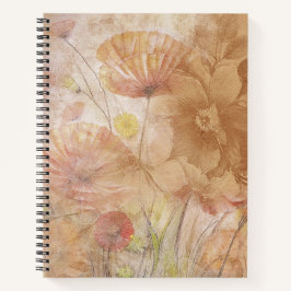 Notebook Espiral Floral - Linha Classificada