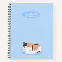 Notebook Espiral para Gato Calico