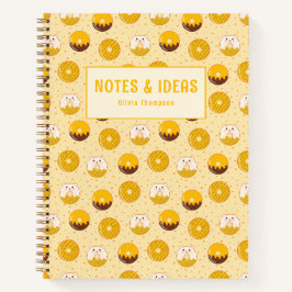 Notebook Espiral Personalizado com Padrão de Rosqu