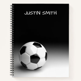 Notebook Espiral Personalizado De Bola De Futebol