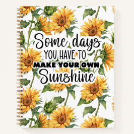 Notebook "Faça seu próprio sol"