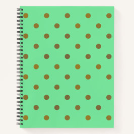 Notebook Gold Foil Dots