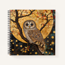 Notebook Klimt Owl/Sketchbook