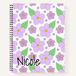 Notebook Lilac Flowers