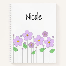 Notebook Lilac Flowers