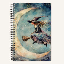 Notebook Lunar Witch de 5,5" x 8,5"