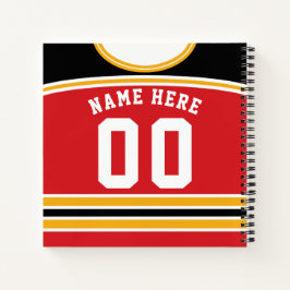 Notebook Modelo de Hockey com Gelo Personalizado