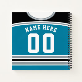 Notebook Modelo de Hockey com Gelo Personalizável