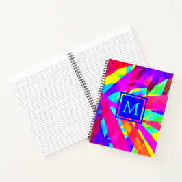 Notebook Monograma Colorful Artsy