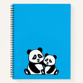 Notebook Panda Hugging