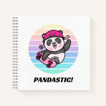 Notebook Pandástico Pun