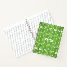 Notebook Personalizado de Campo de Futebol