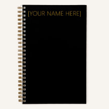 Notebook Personalizado ou Monograma