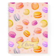 Notebook Personalizado por Aquarela Macarons