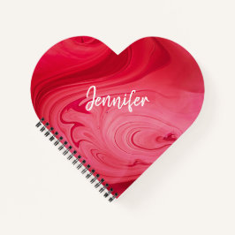 Notebook Personalizado Red Hot Swirls