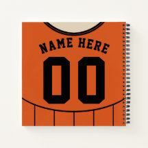 Notebook Personalizável de Futebol Jersey