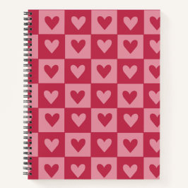 Notebook Red Heart da Checkerboard