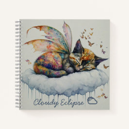 Notebook Sleepy Tortie Fairy
