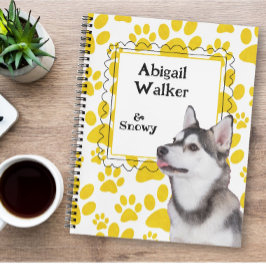 Notebook Spiral Personalizado para Canetas de Cão/
