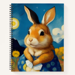 Notebook Starry Primavera Bunny