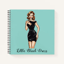 Notebook Trendent LBD - Pequeno Diário de Vestido 