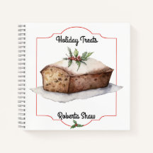 Notebook Vintage Bakery Spiral Recipiente