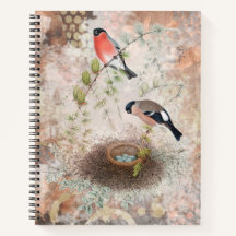 Notebook Vintage Bird