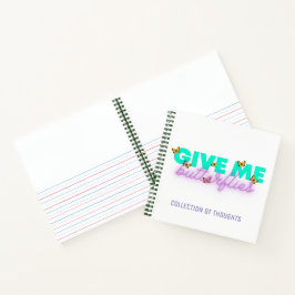 Notebook Yoga Butterflies Diário Diário & Sketbook