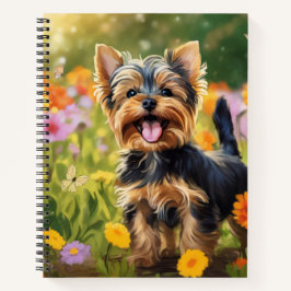 Notebook Yorkshire Terrier Puppy