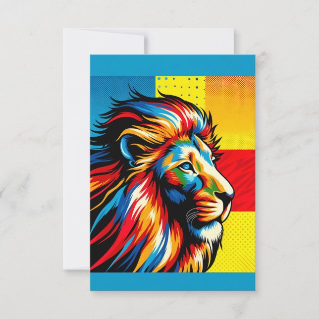 Notecard Lion 3.5 x 5 (Frente)