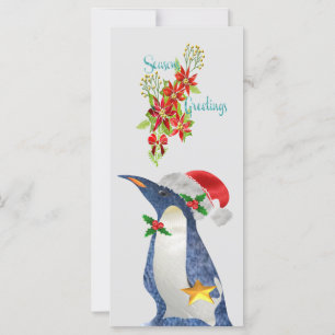 Notecard Pinguim Natal
