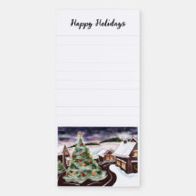 Notepad Magnético de Natal Personalizado para o Fr