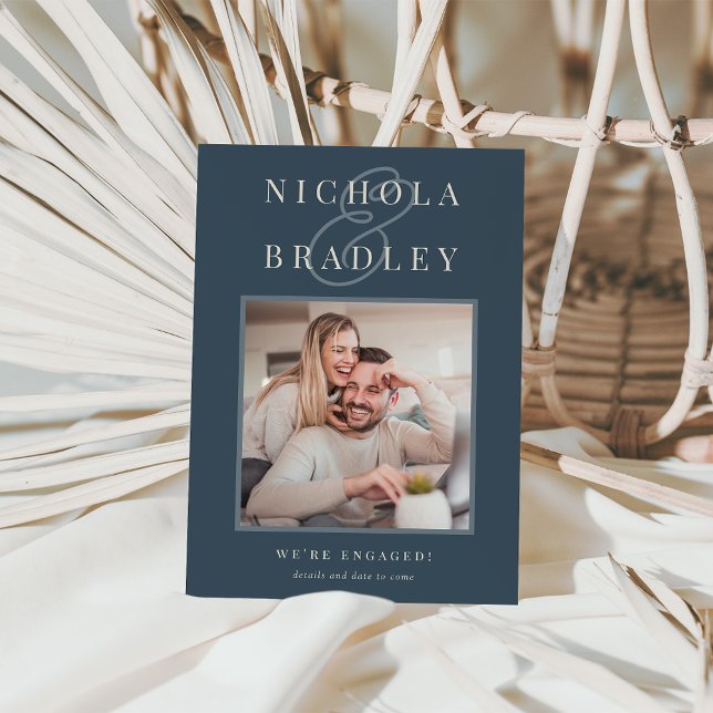 Notícias Alegres | Anúncio de Noivado com Foto (Criador carregado)