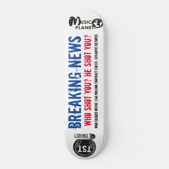 NOTÍCIAS DE ÚLTIMA HORA  /TST Skateboard (Frente)