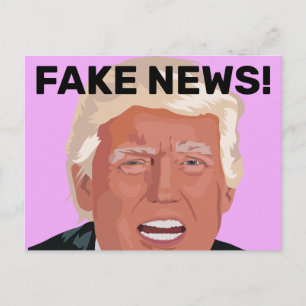 NOTÍCIAS FALSAS! CARTÕES POSTAIS DONALD TRUMP
