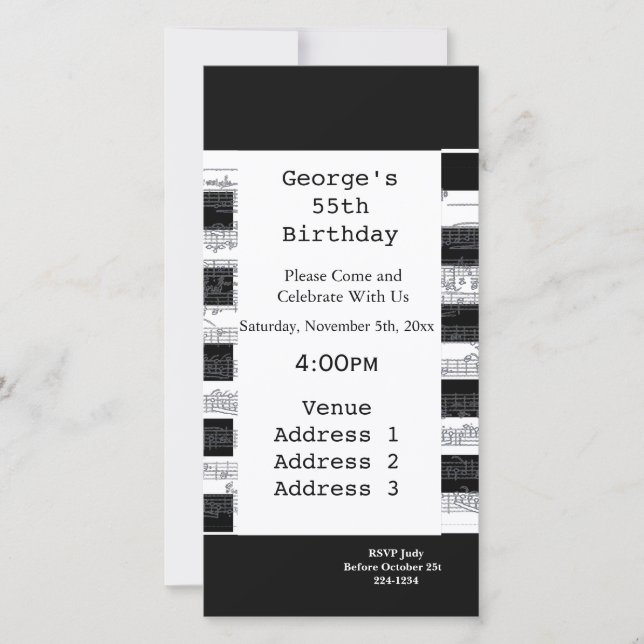 Notícias Musicais Aniversário (Frente)