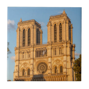 Notre Dame de Paris em Ouro Hour - Paris, França