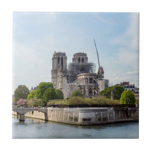 Notre Dame de Paris, o dia após o incêndio em 2019 (Frente)