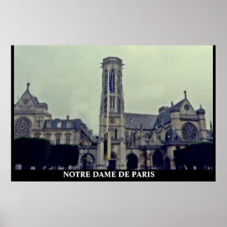 NOTRE DAME DE PARIS POSTER