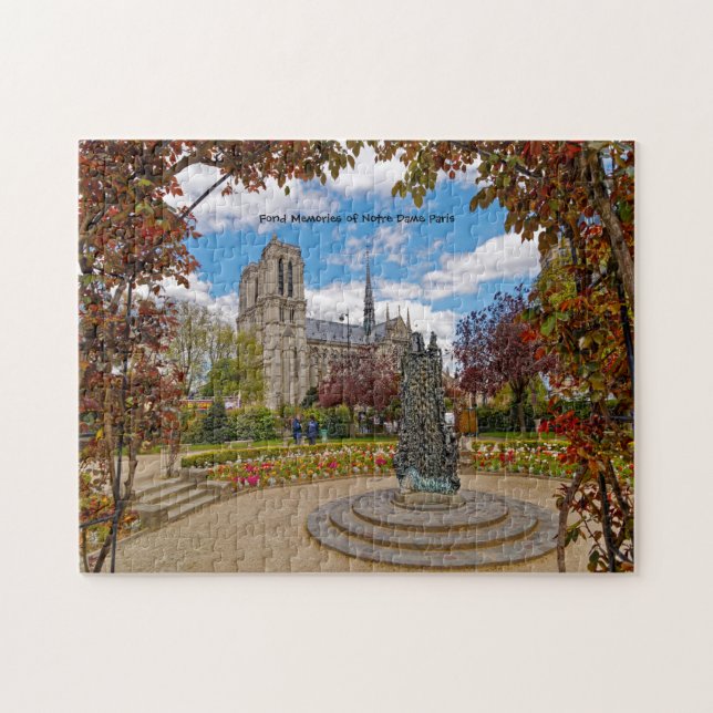 Notre Dame Paris. Quebra-cabeça (Horizontal)