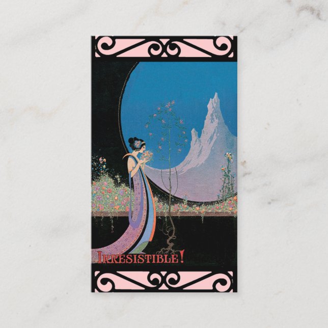 Nouveau Chic ~ Cartões de visitas (Frente)